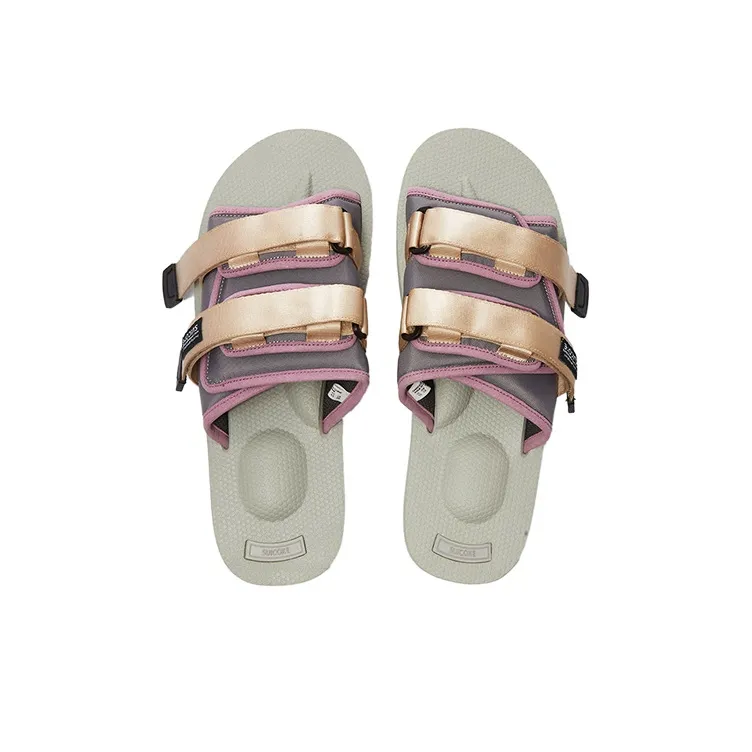 Suicoke Rubber Sole Slide Slippers Men's Purple-3