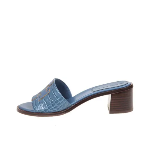 TORY BURCH Ines Slide Slippers Women's Blue