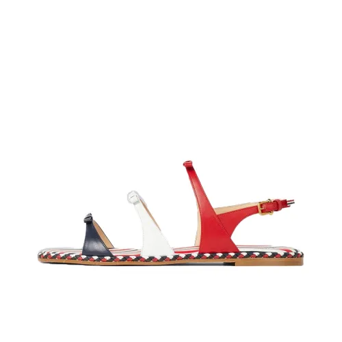 THOM BROWNE Three-bow Slingback Sandals