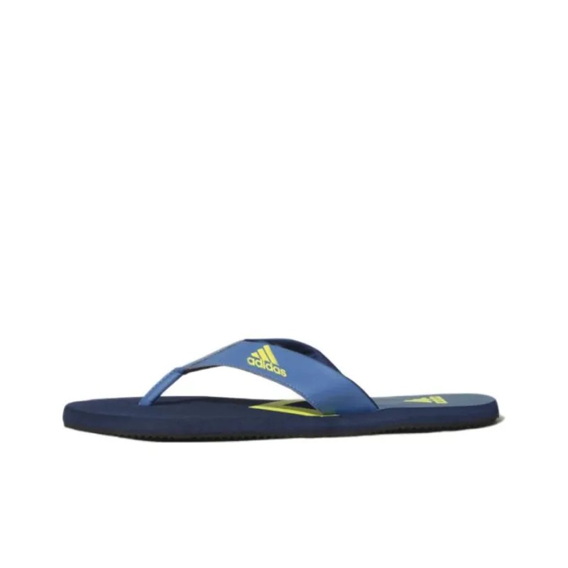 Adidas Eezay Rubber Sole Slip-Resistant Slide Slippers Men's Blue-0