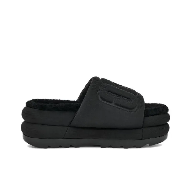 UGG Maxi Graphic Slide Black Women's-1