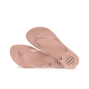 Havaianas HAVIANA Slim Gloss Flip Flops Unisex Light Pink