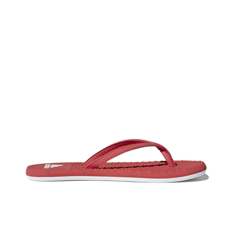 Adidas Eezay Soft Thong Sandals Casual Sports Slippers Red Women's-1