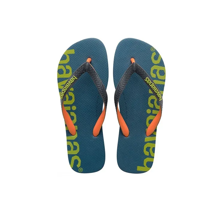 Havaianas Logomania High Tech Stylish Sandal Unisex Yellow Green-3