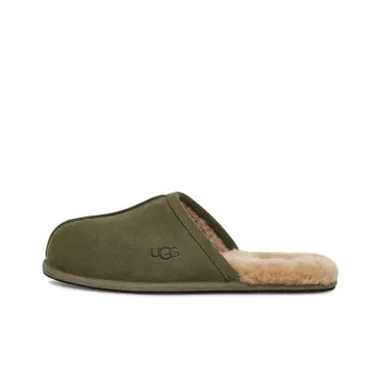 UGG Scuff Slipper Fleece Lined Olive Green