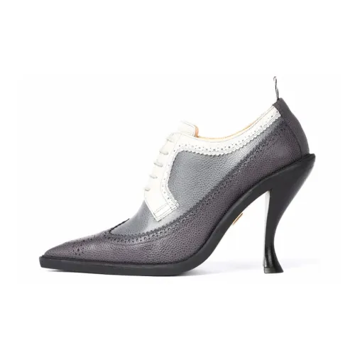 THOM BROWNE Pointed Brogue Pumps