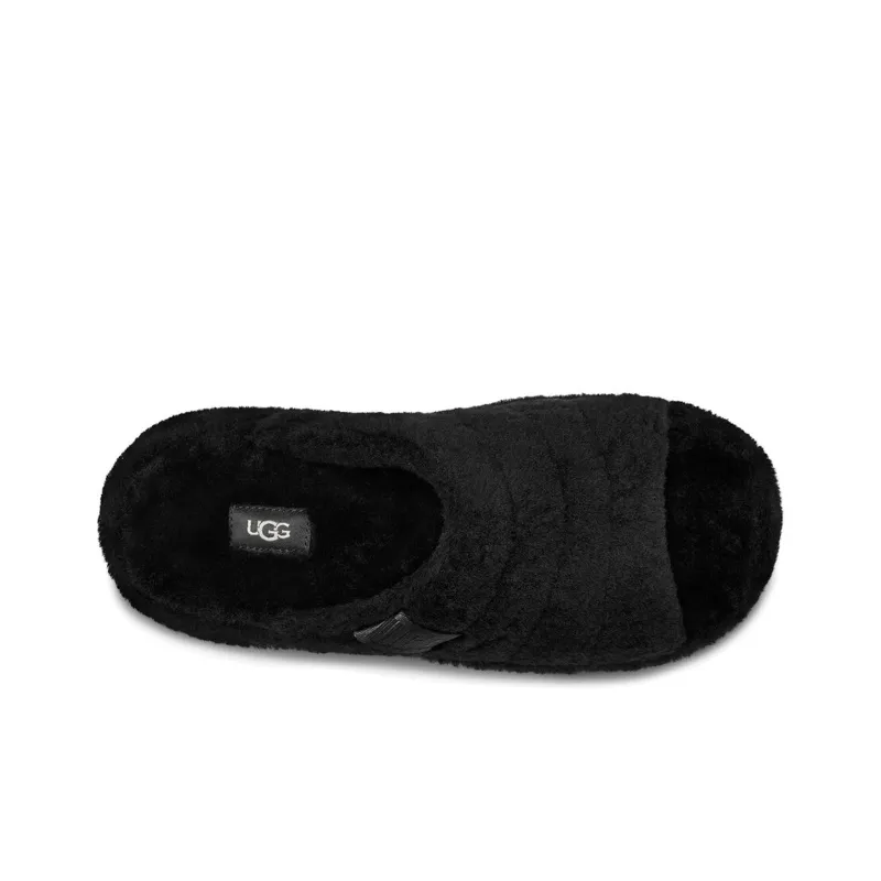 UGG Fluff You Slide 'Black'-3