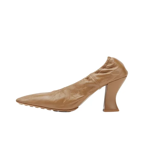 Bottega Veneta Almond High Heels Women's Brown