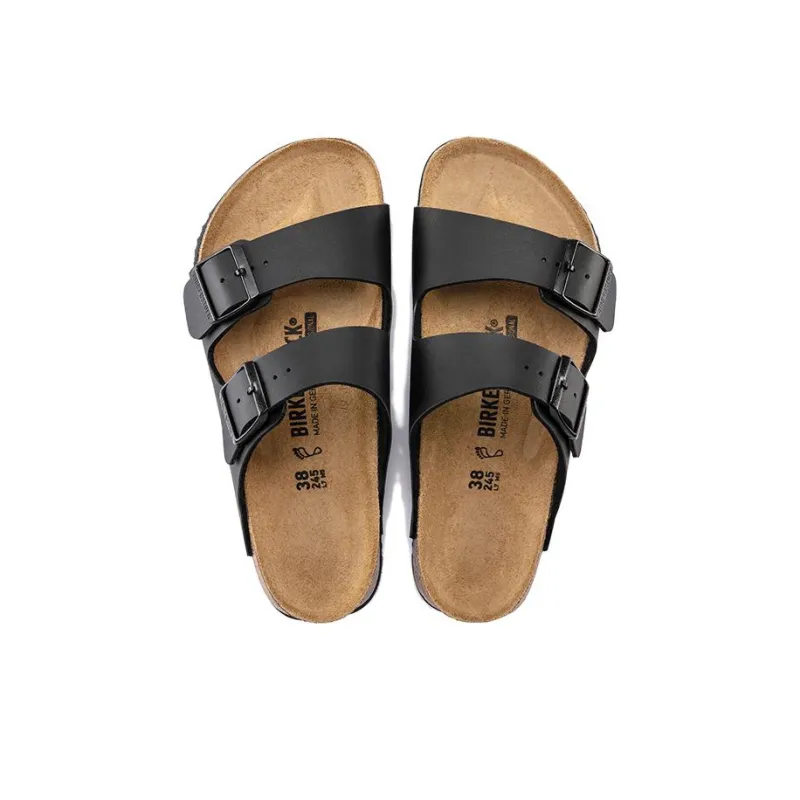 Birkenstock Arizona Prof Birko Flor Narrow Fit 'Black'-1