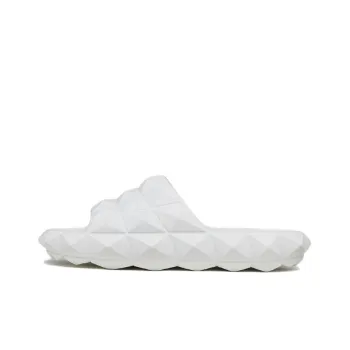 Valentino Roman Stud Turtle Slide Sandal White