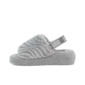 UGG FLUFF YEAH Fashion Cotton Slipper Women's Gray