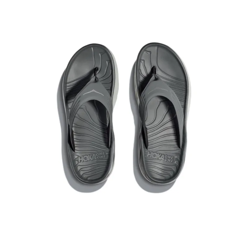 HOKA ONE ONE Ora Recovery Flip Slide 'Balsam Green Mercury'-2