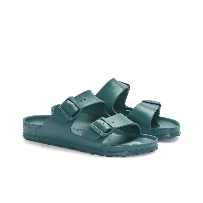 Birkenstock Slide Slippers Men's Lake Green Regular-2