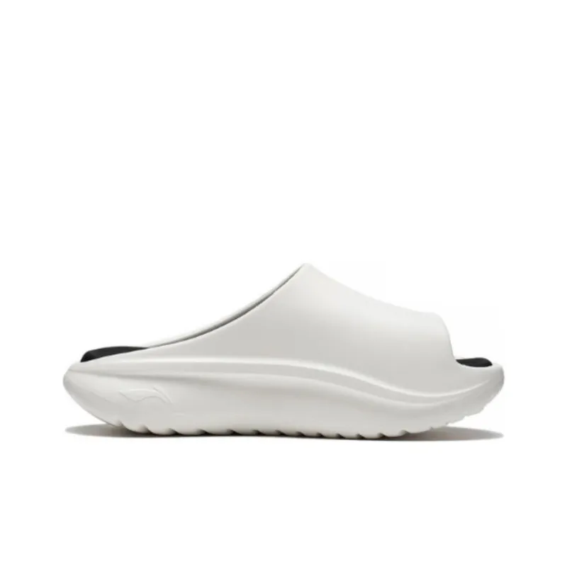 LiNing SOFT SLIPPER Quiet Slide Slippers Unisex Ecru-1