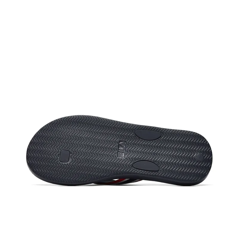 FILA Flip Flops Black Red White-3