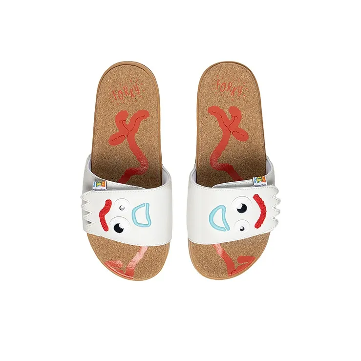 Disney x LiNing Quiet Slide Slippers Men's Champagne White-2