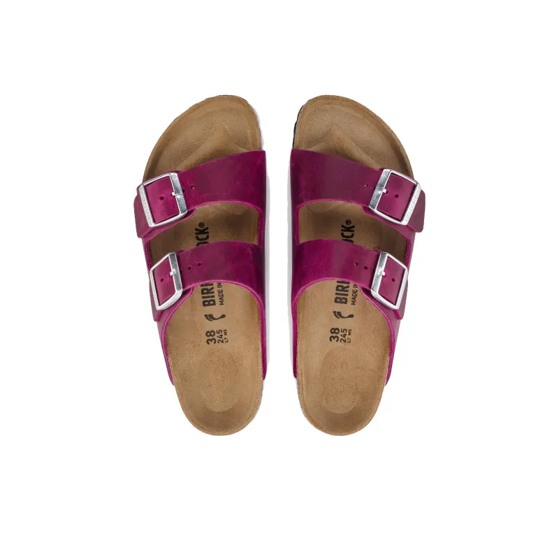 Birkenstock Arizona Slide Slippers Unisex Fuchsia Regular-2