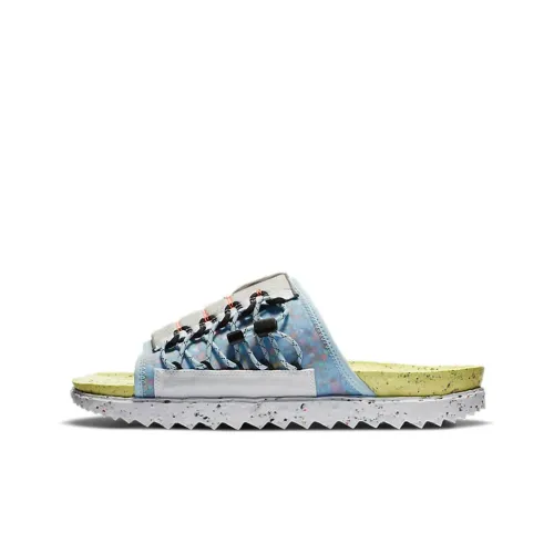 Nike Asuna A word slippers Slide SE Blue/Yellow Unisex