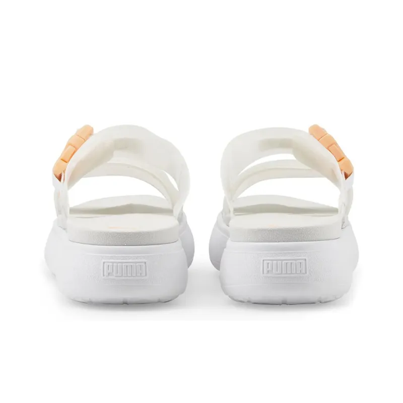 PUMA Suede Mayu Pop Sandal 'White Fizzy Melon' Women's-4