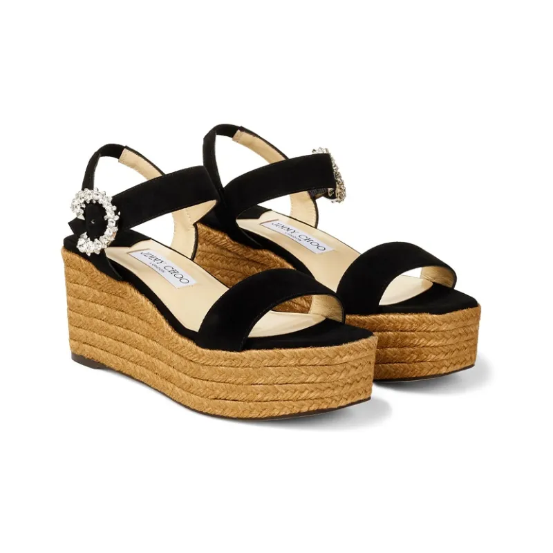 Jimmy Choo Mirabelle Strap Sandals Women's Black-3