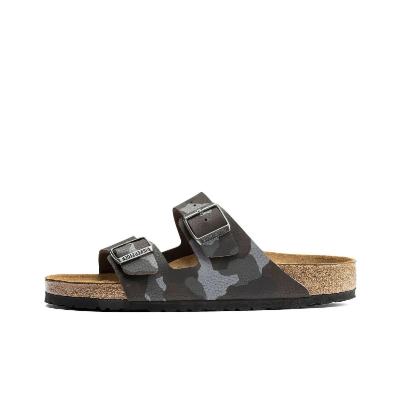 Birkenstock Arizona Soft Footbed Slide Sandals 'Camo Brown'-0