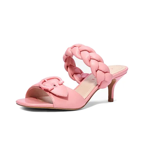 COACH Abrasion-Resistant Slide Slippers Women's Pink