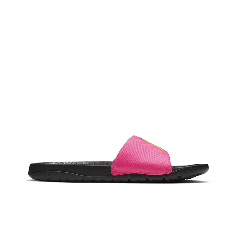 JORDAN Break Slide 'Black Hyper Pink'-1