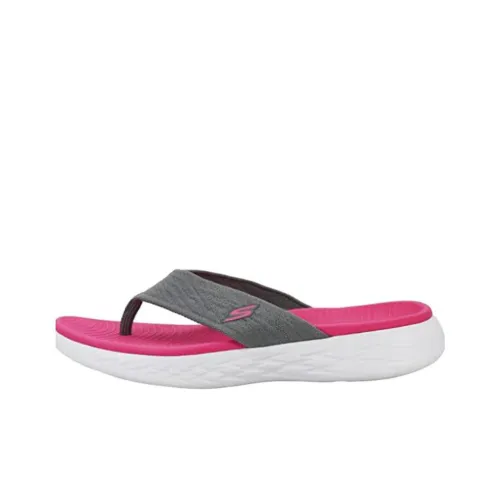 Skechers cali Mat Slide Slippers Women's Black Red