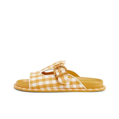CHARLES&KEITH Slide Slippers Women's Yellow