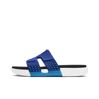 Jordan Hydro 8 Rubber Sole Slip Resistant Slide Slippers Unisex Blue Black White