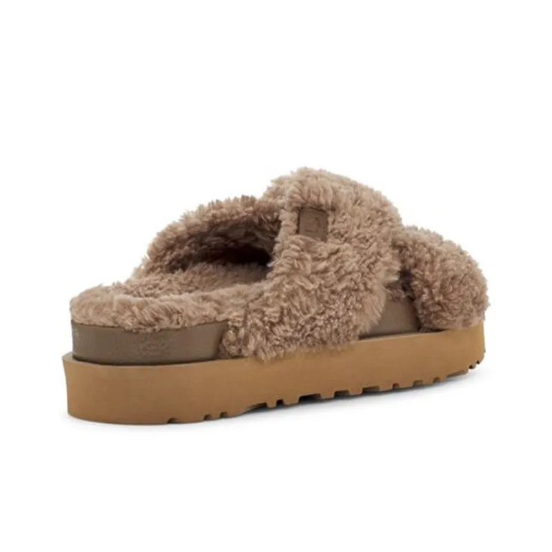 UGG Foam Sole Slide Slippers Women's Walnut Wood Color-3