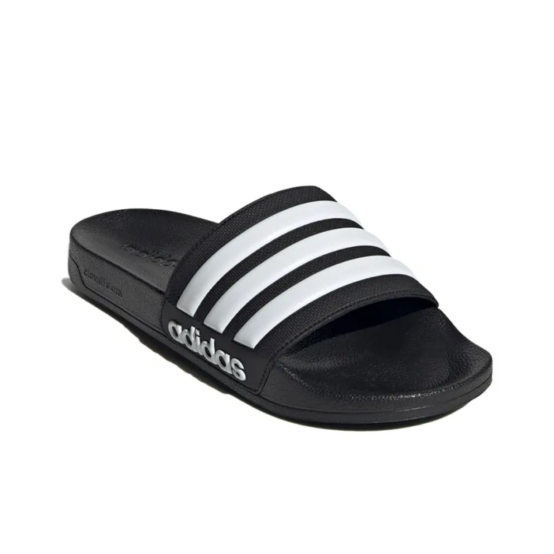 Adidas Adilette Shower Slides Core Black Cloud White-2