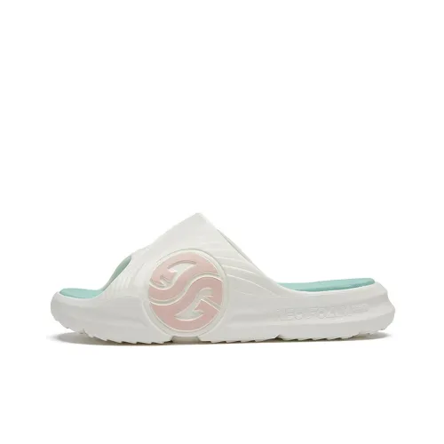 361° AG Tidal Drag Slide Slippers Women's White/Cyan