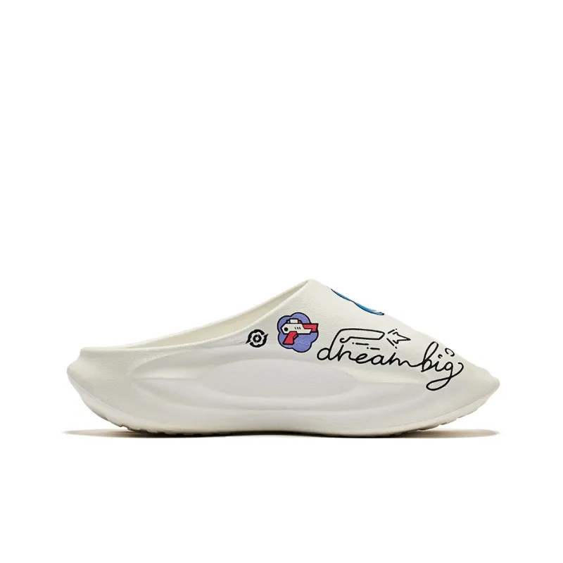 HONOR OF KINGS x Erke Zhijing 1.0 Quiet Slide Slippers Men's White-1