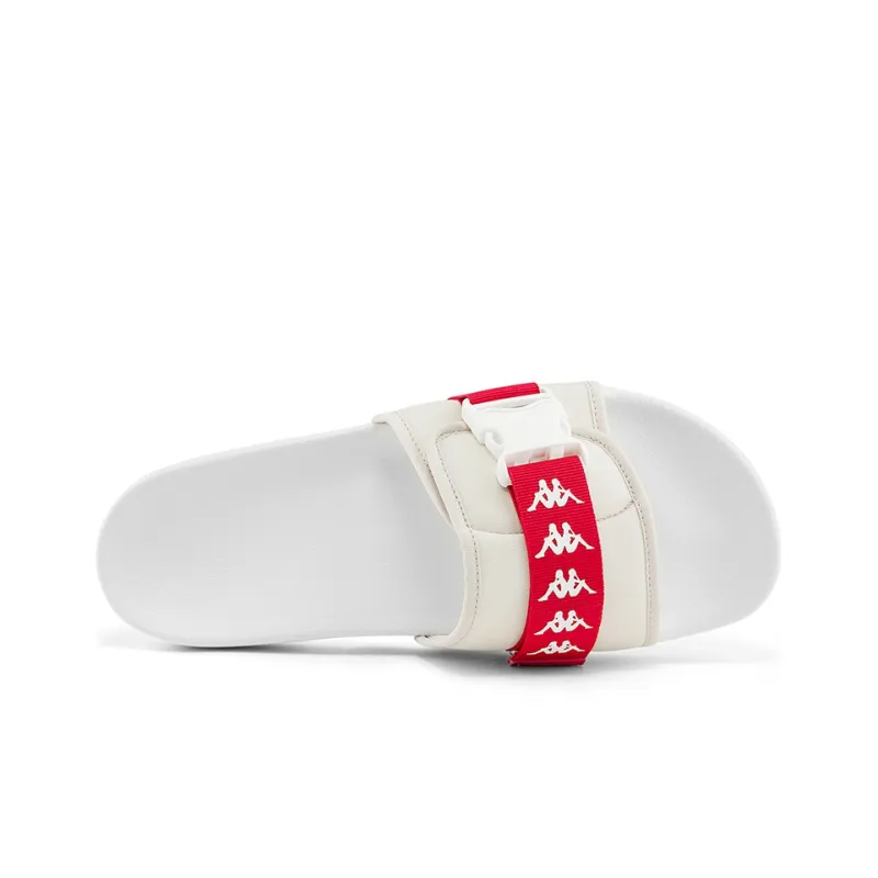 Kappa Slide Slippers Unisex Misty Gray/Korean White-3