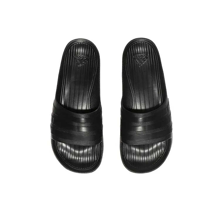 Adidas Duramo Slides Triple Black-3