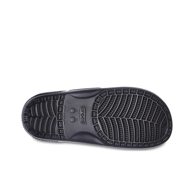 Crocs Classic Double Band Slide Sandals Black-5