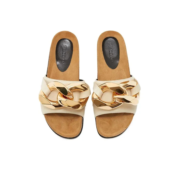 JW Anderson Chain Slip on Slides-4