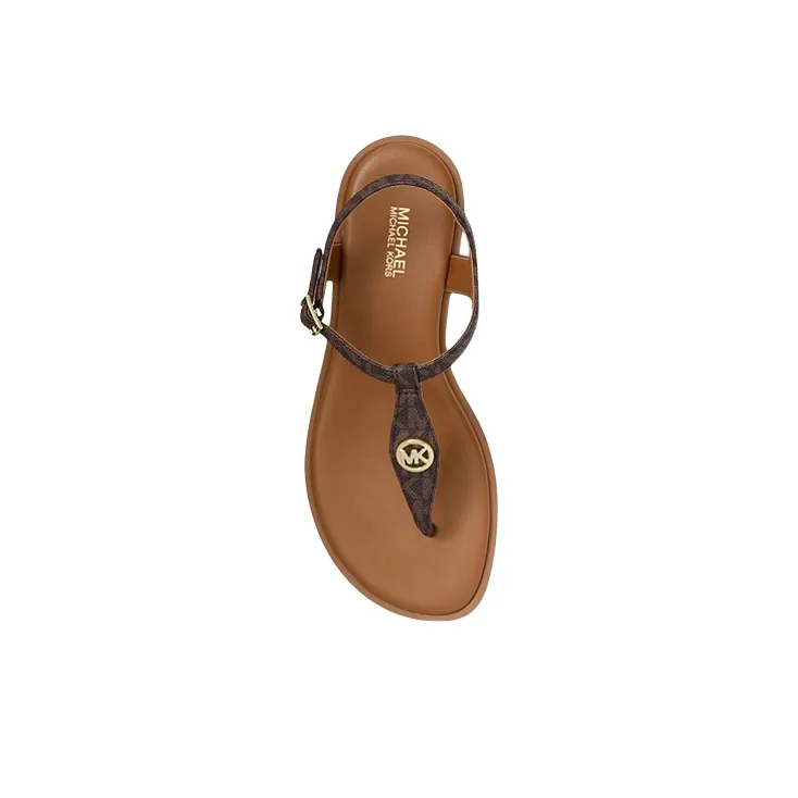 MICHAEL KORS Mallory Strap Sandals Women's Brown-4