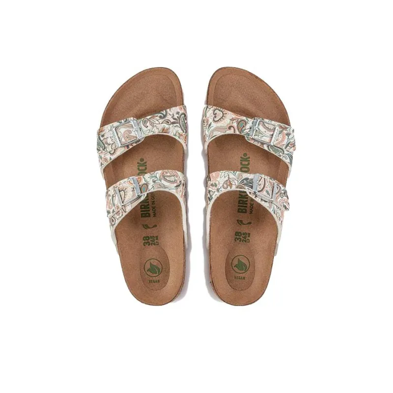Birkenstock Sydney Vegan Birko Flor 'Paisley Light Rose' Women's-1
