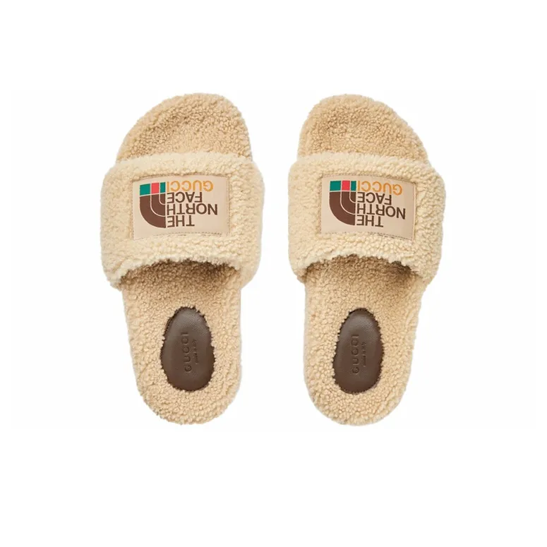 GUCCI The North Face X GUCCI Merino Wool Slide 'Butterscotch'-1
