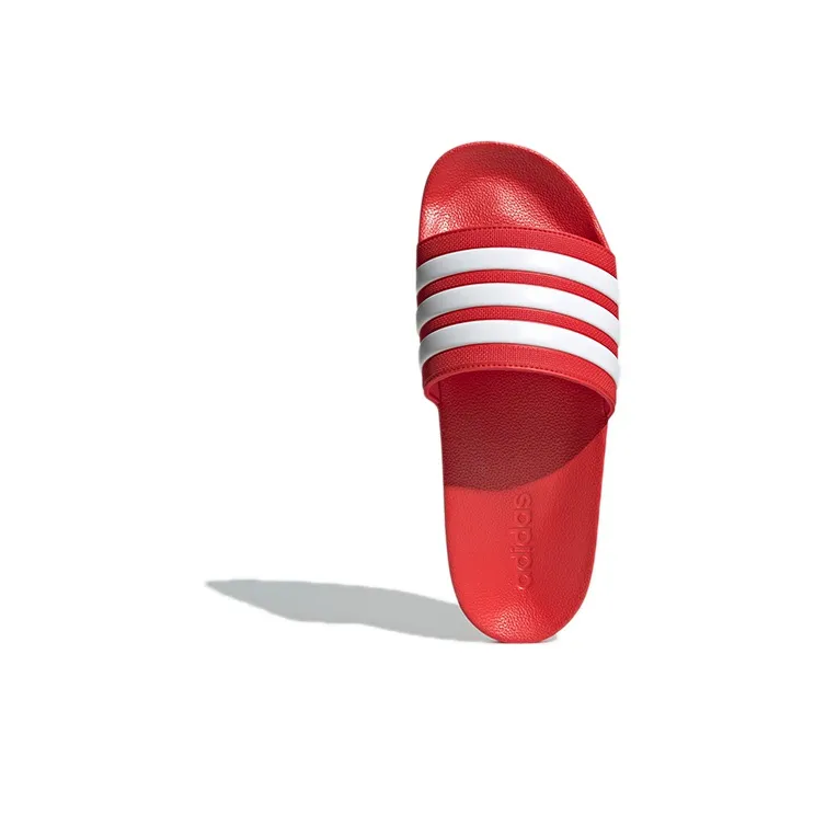 Adidas Adilette Shower Slides Vivid Red Cloud White-4