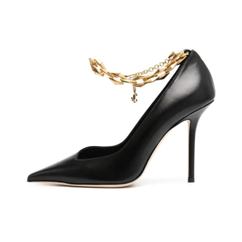 Jimmy Choo Diamond Talura 100mm Leather Pumps