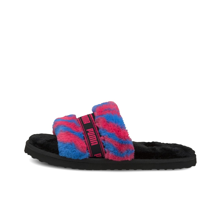 Puma Women s Fluff Slide Wild Black POIZON