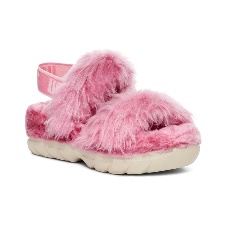 UGG Fluff Sugar Sandal Stylish Sandals Women's Pink-2