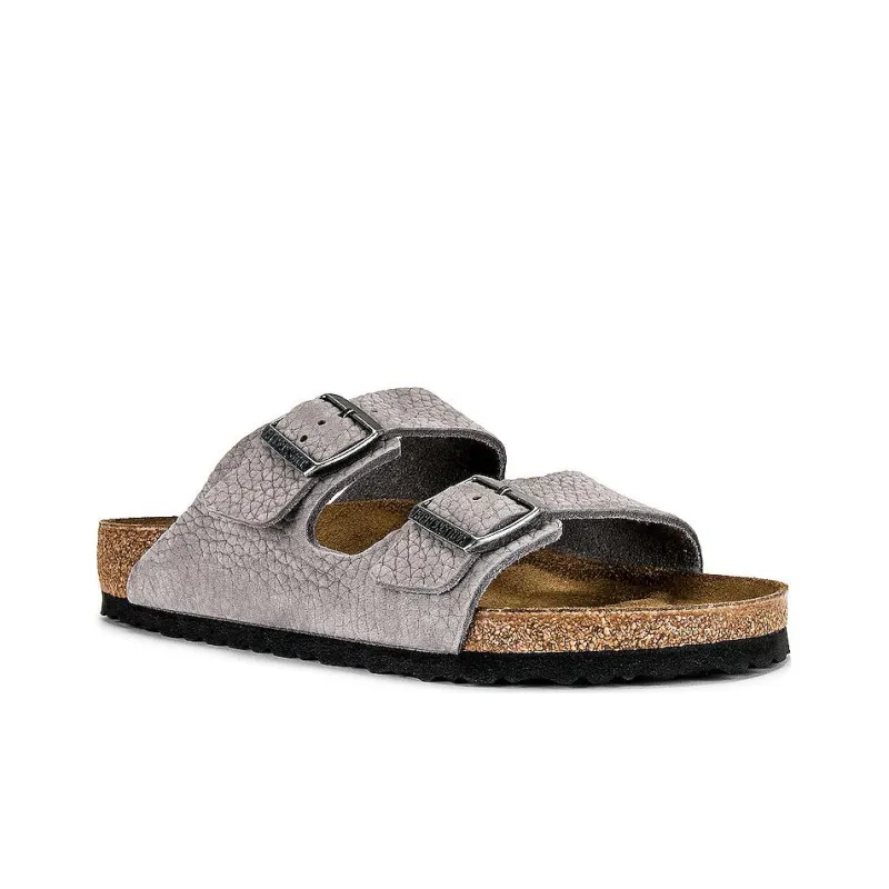 Birkenstock Arizona Nubuck Leather 'Desert Buck Whale Grey'-1