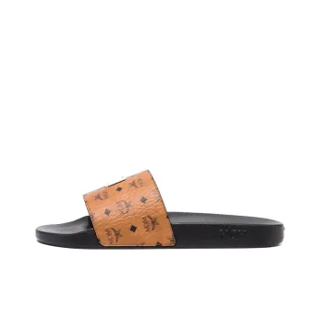 MCM Visetos Slide Cognac