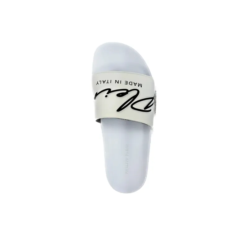 PHILIPP PLEIN Embossed Logo Slides-2