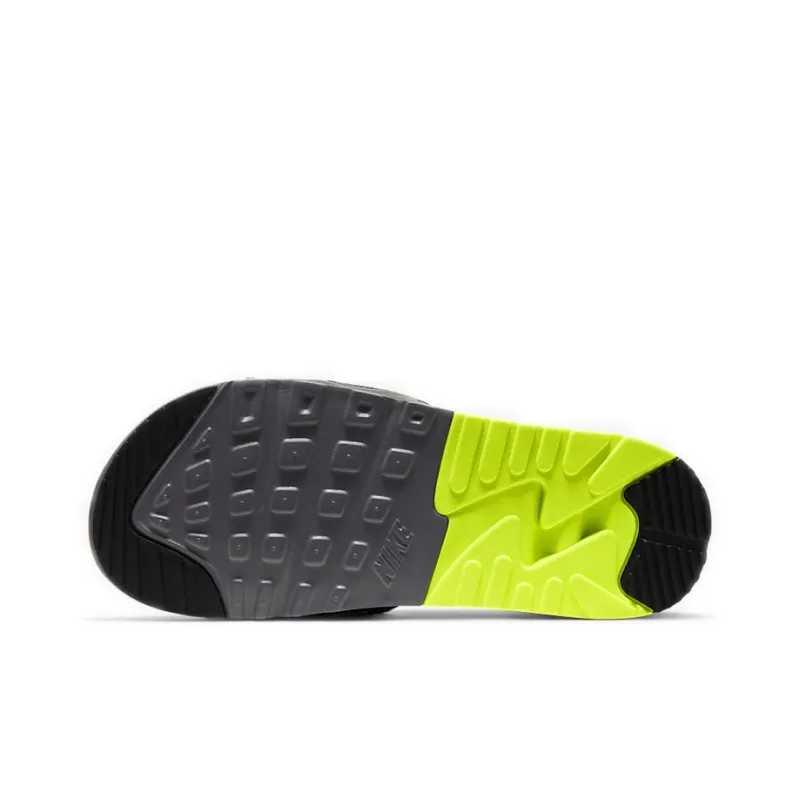 Nike Air Max 90 Slide Smoke Grey Volt Black Women's-3