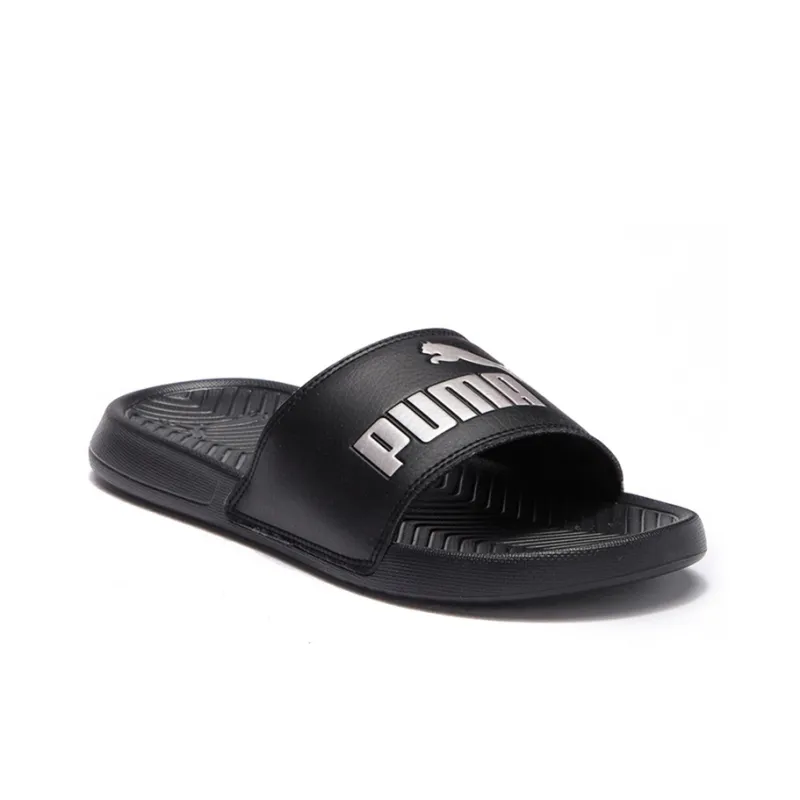 PUMA Popcat Minimalistic Casual Shoe Black Silver Women's-2